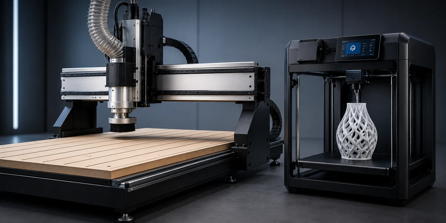 3D Machines — CNC Router and 3D Printer